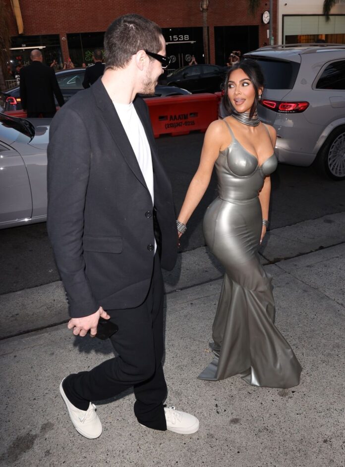 Kim Kardashian Took Pete Davidson As Her Date To The Kardashians Premiere