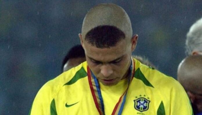 Ronaldo's strange hairstyle