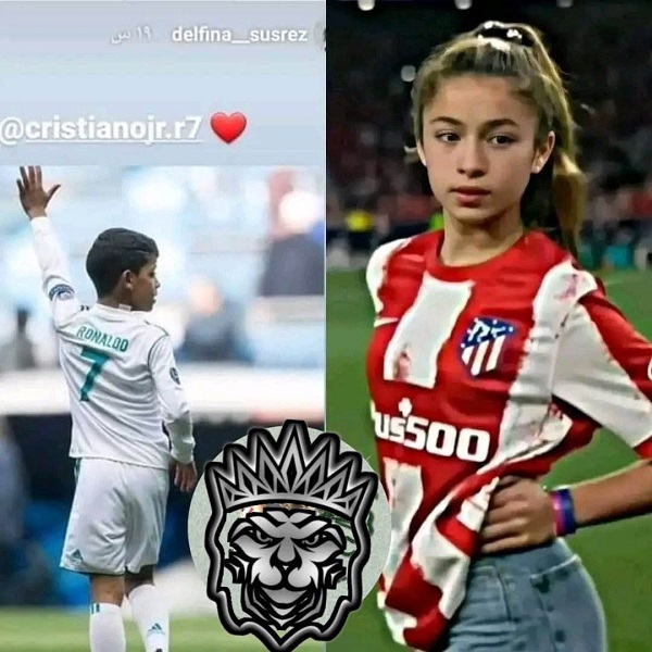 ronaldo's son and suarez daughter