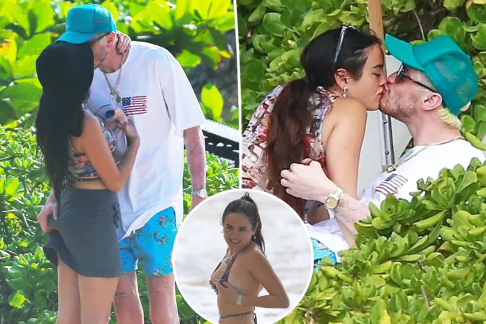 Pete Davidson grabs Chase Sui Wonders’ butt as their tropical PDA tour continues