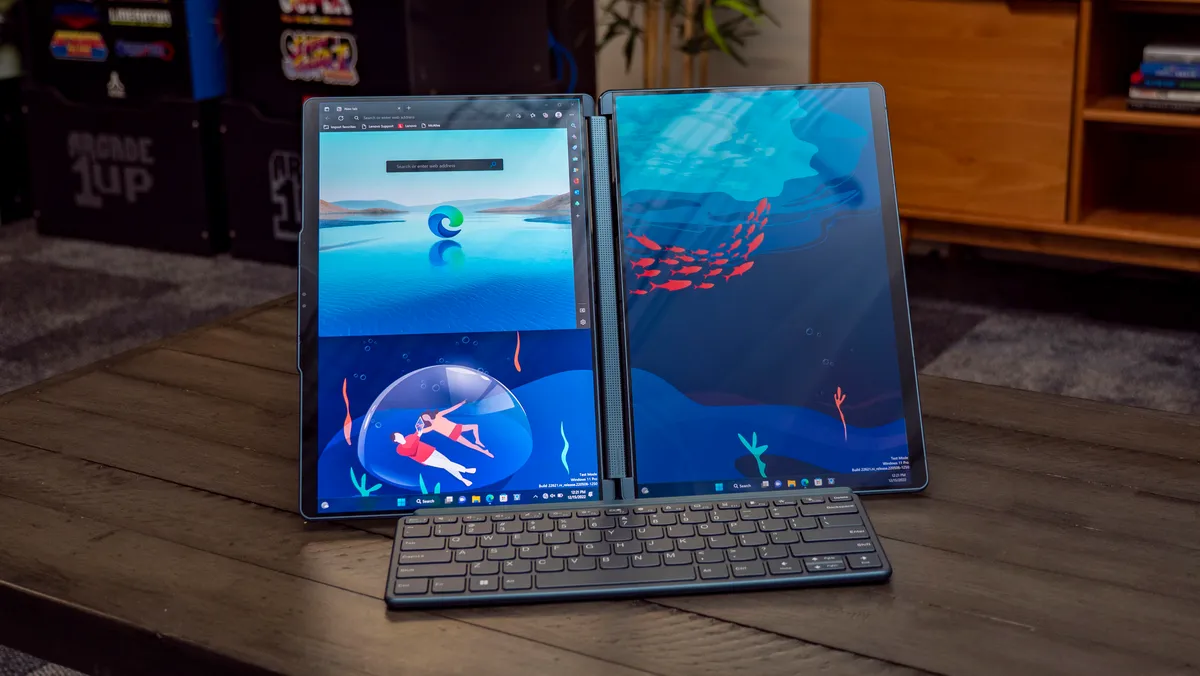 Lenovo Introduces the First Dual Screen Foldable Laptop